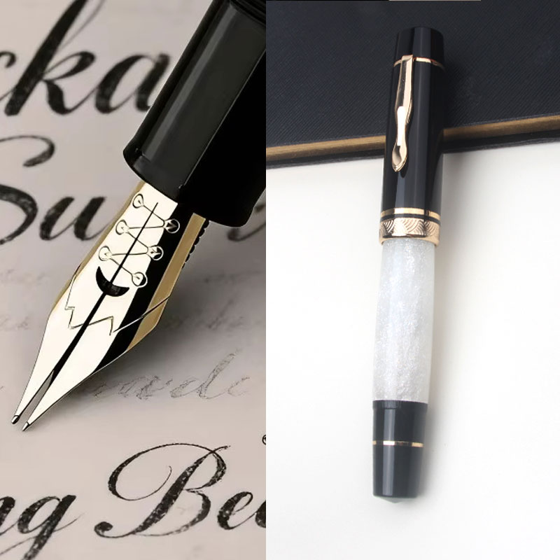 Fountain Pen Calligraphy Flex Nib - Pulpen Premium Majohn Ultra Elastis dengan