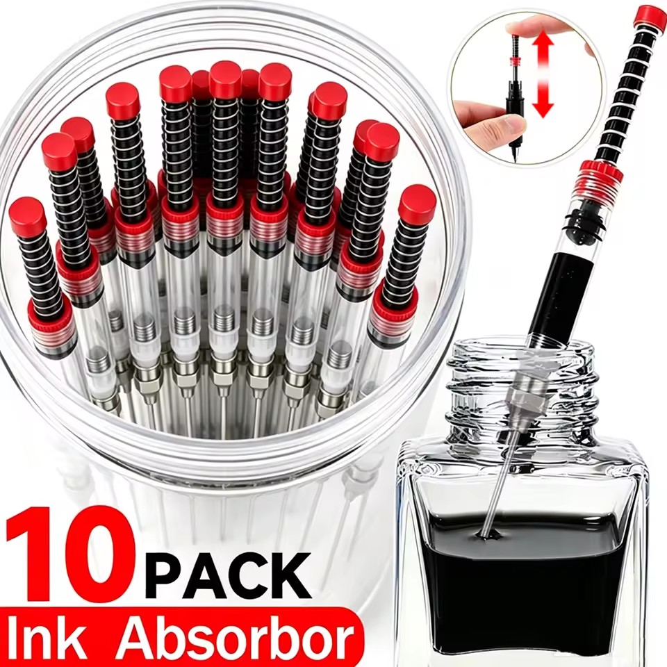 Fountain Pen Converter Ink Suction - 1-10 buah Alat Pengisi Tinta Fountain