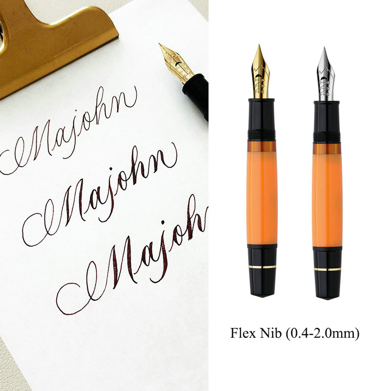 Pulpen Premium Majohn Ultra El - Fountain Pen Calligraphy Flex Nib ulasan dan harga