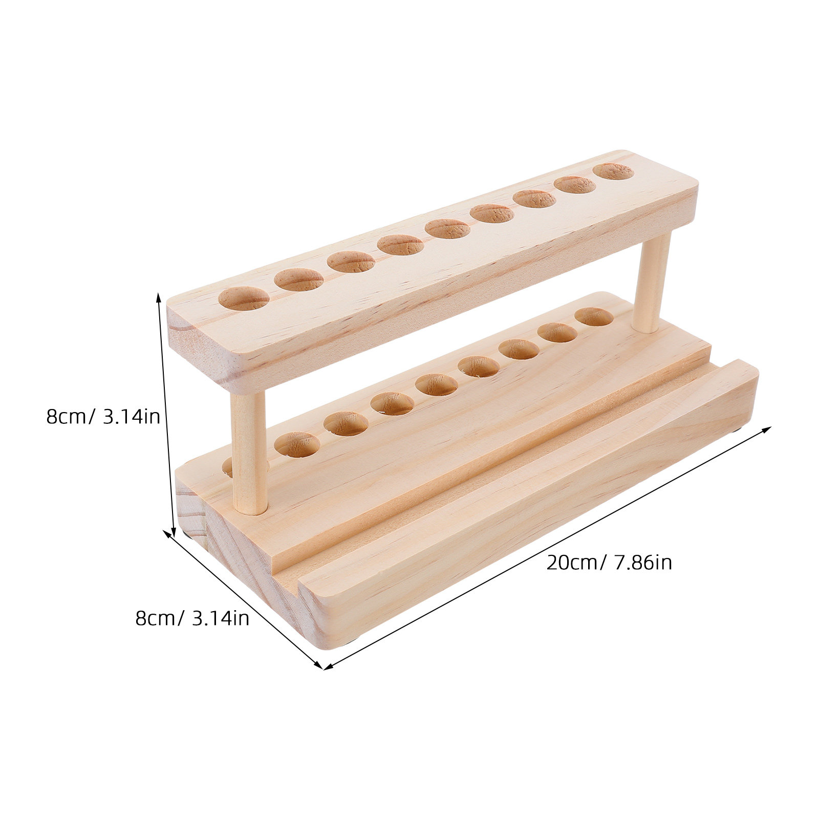 Penyangga Telepon dari Kayu de - Wooden Fountain Pen Desk Stand Holder ulasan dan harga