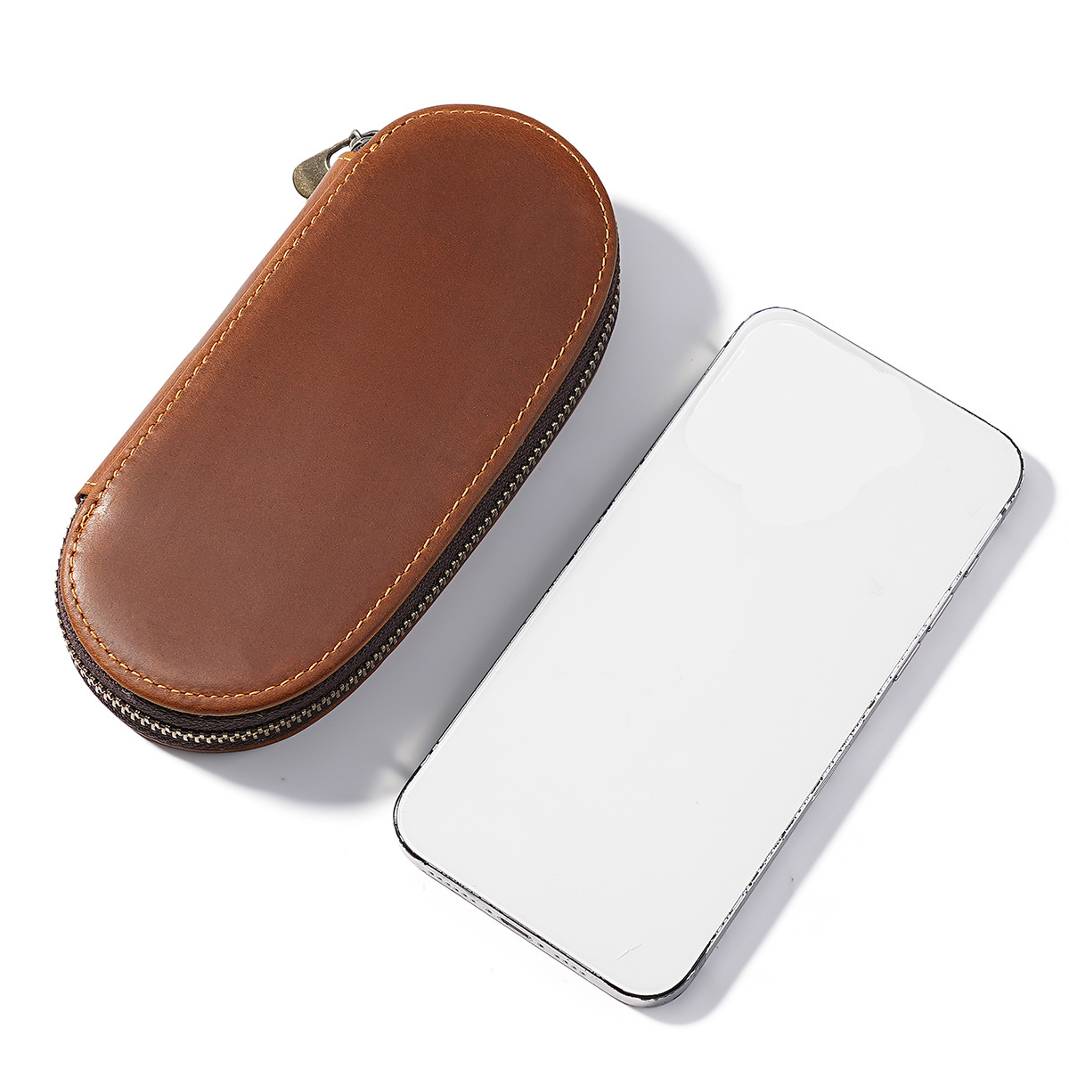 Kotak Pena Retro 3 Slot Buatan - Leather Fountain Pen Case 3 Slots Pouch ulasan dan harga