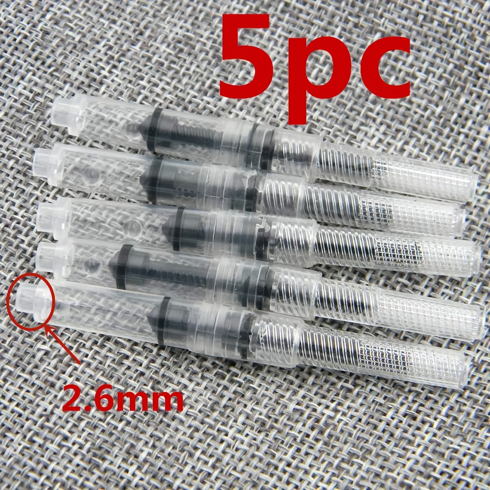 5 buah pena fountain plastik P - Fountain Pen Converter Ink Suction ulasan dan harga