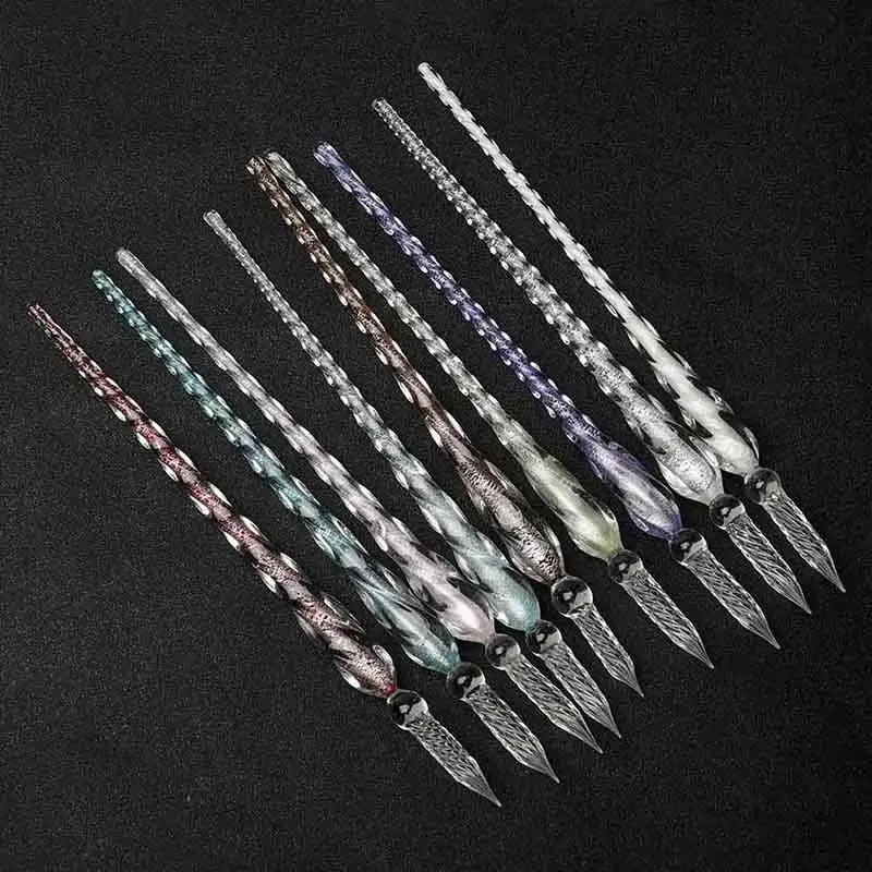 Set Pena Celup Kaca Kristal de - Glass Dip Pen Calligraphy Ink Set ulasan dan harga