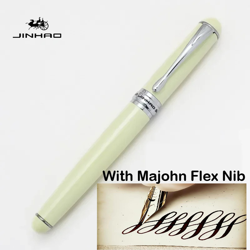Pena Fountain JINHAO X750 deng - Fountain Pen Calligraphy Flex Nib ulasan dan harga