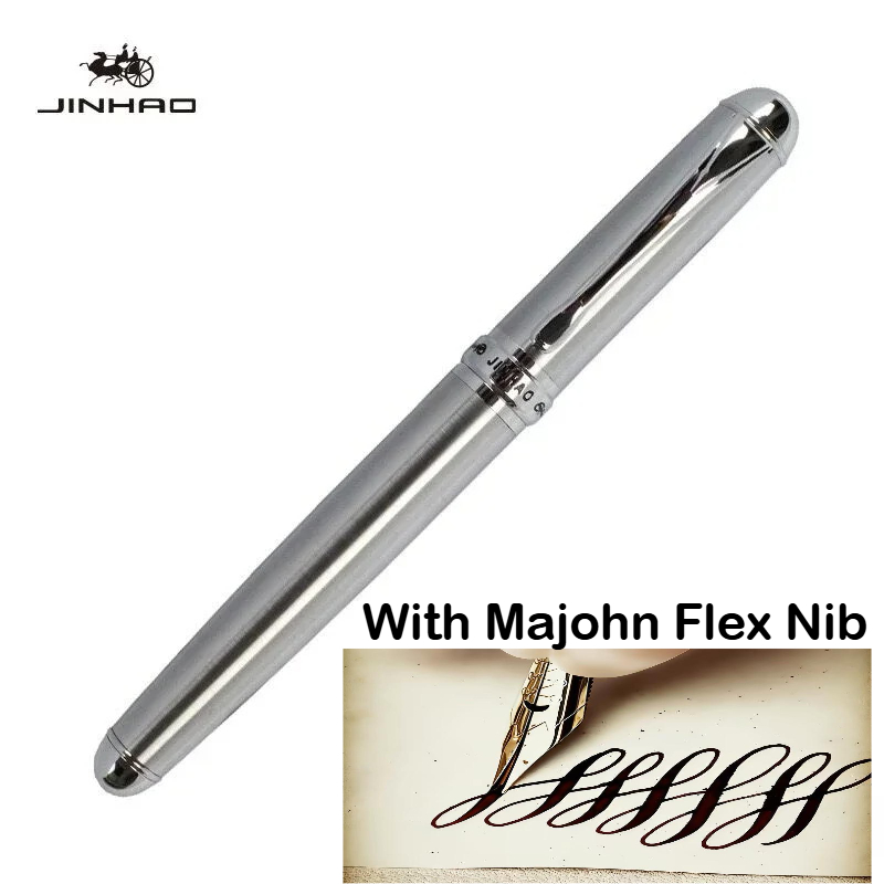 Pena Fountain JINHAO X750 deng - Fountain Pen Calligraphy Flex Nib ulasan dan harga