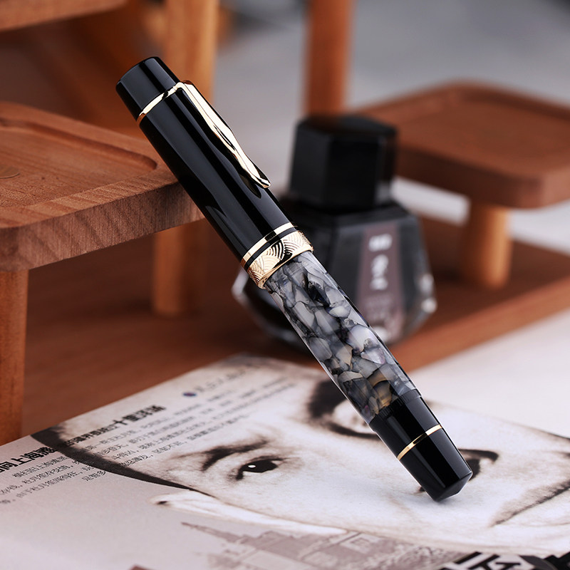 Pulpen Vintage MAJOHN P139, Bo - Fountain Pen Piston Filler Large Ink ulasan dan harga