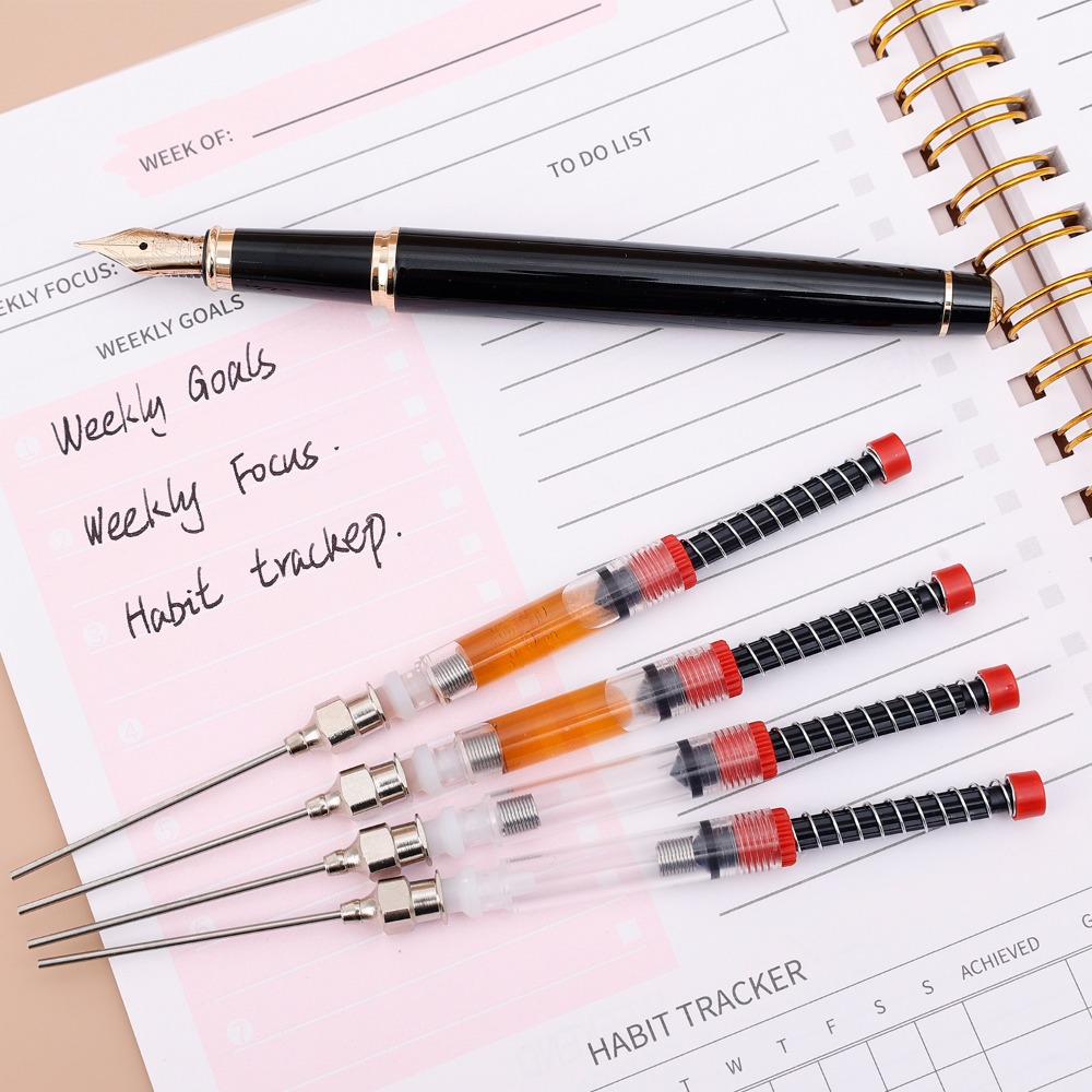 1-10PCS Alat Pengisi Tinta Fou - Fountain Pen Converter Ink Suction ulasan dan harga