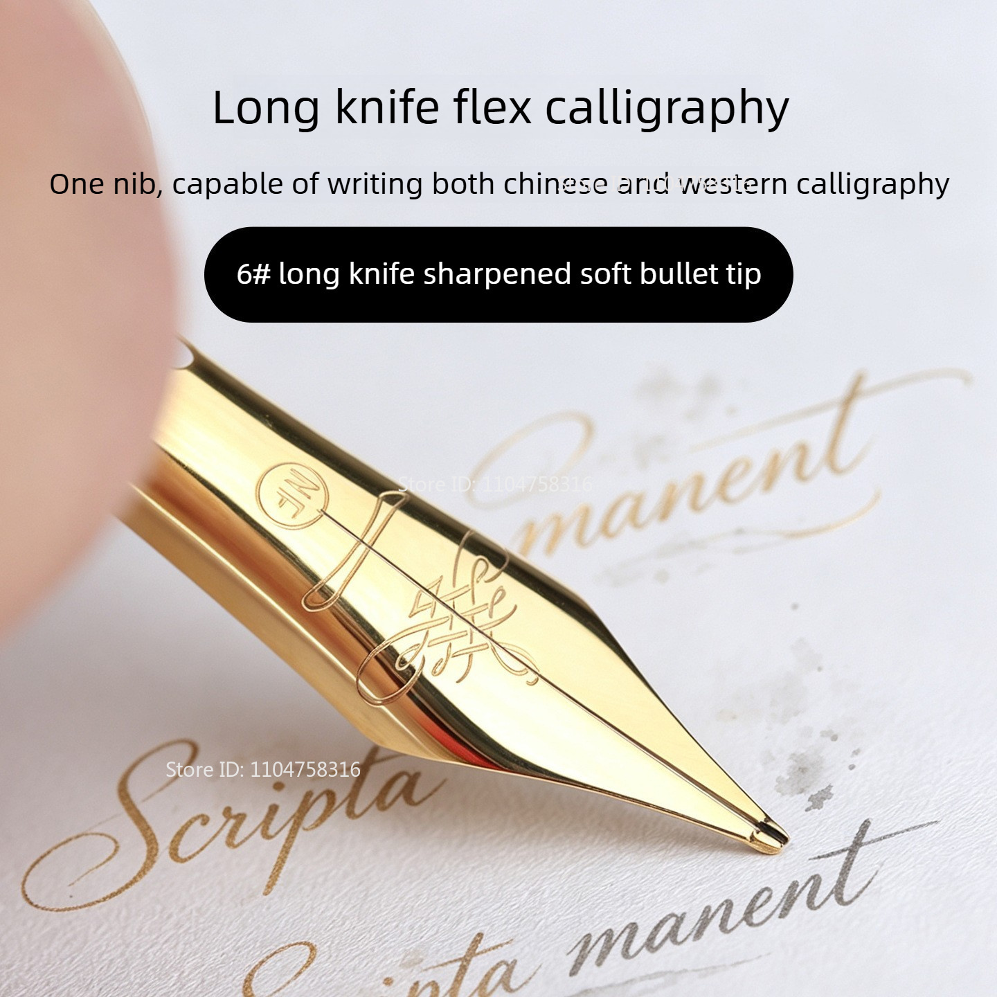 MAJOHN No.6, Mata Pena Fountai - Fountain Pen Calligraphy Flex Nib ulasan dan harga
