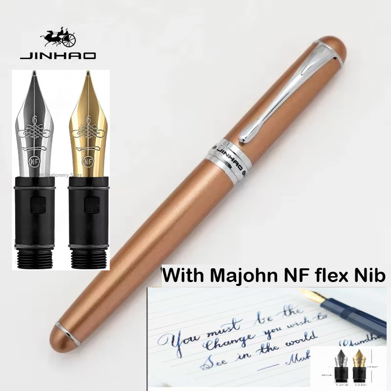 Pena Tinta JINHAO X750 dengan  - Fountain Pen Calligraphy Flex Nib ulasan dan harga
