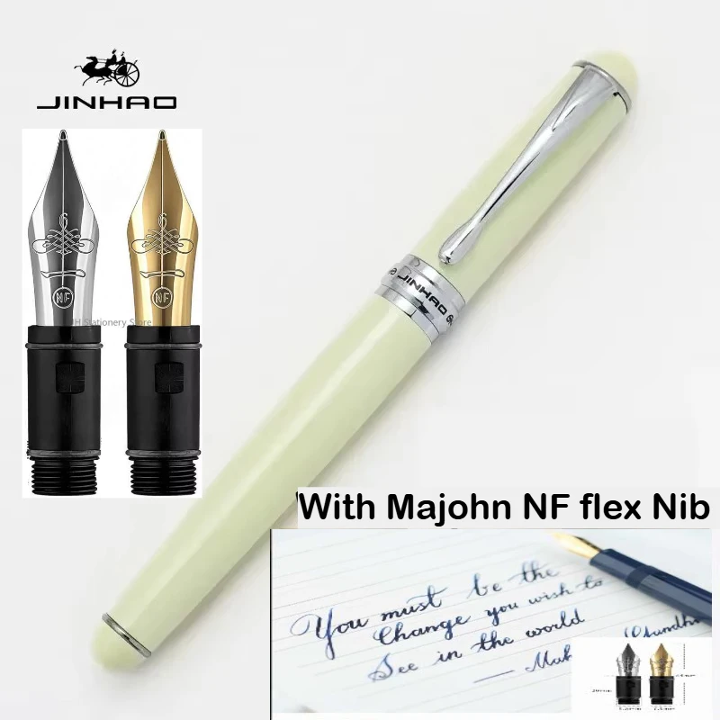 Pena Tinta JINHAO X750 dengan  - Fountain Pen Calligraphy Flex Nib ulasan dan harga