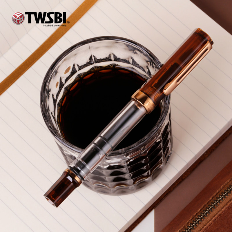 TWSBI ECO Coffee Brown Fountai - Fountain Pen Piston Filler Large Ink ulasan dan harga
