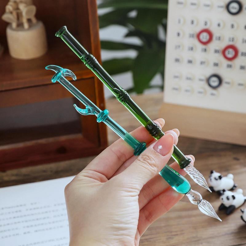 Pena celup kaca kaligrafi, pen - Glass Dip Pen Calligraphy Ink Set ulasan dan harga