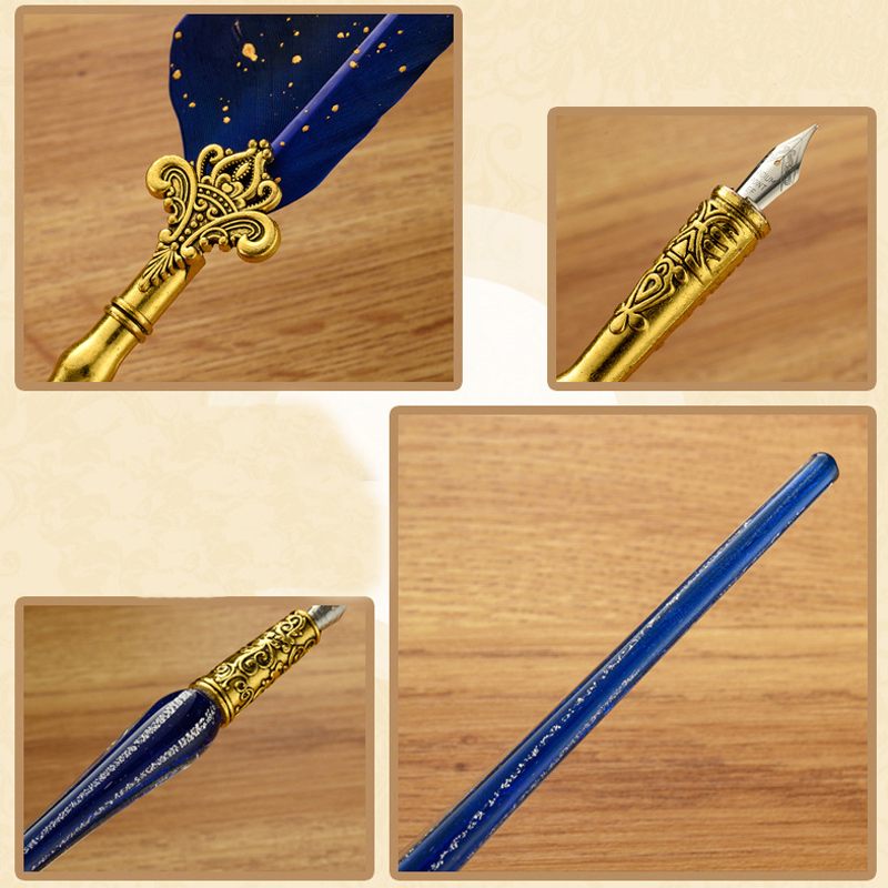 Pena Celup Kaca Klasik 18 Ujun - Glass Dip Pen Calligraphy Ink Set ulasan dan harga