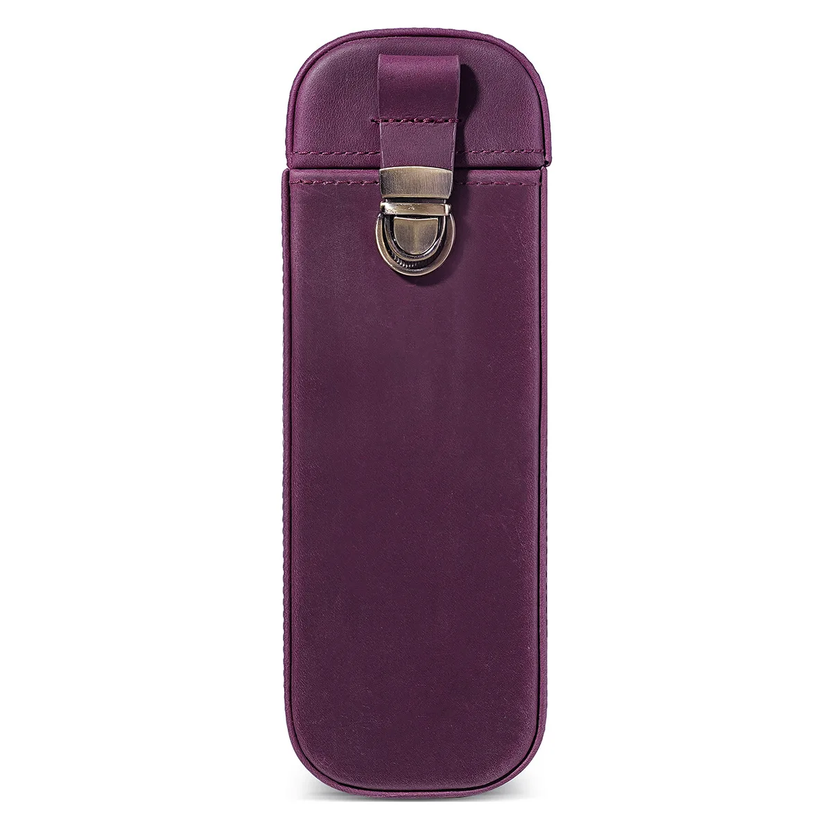 Kotak Pena Kulit Crazy Horse F - Leather Fountain Pen Case 3 Slots Pouch ulasan dan harga