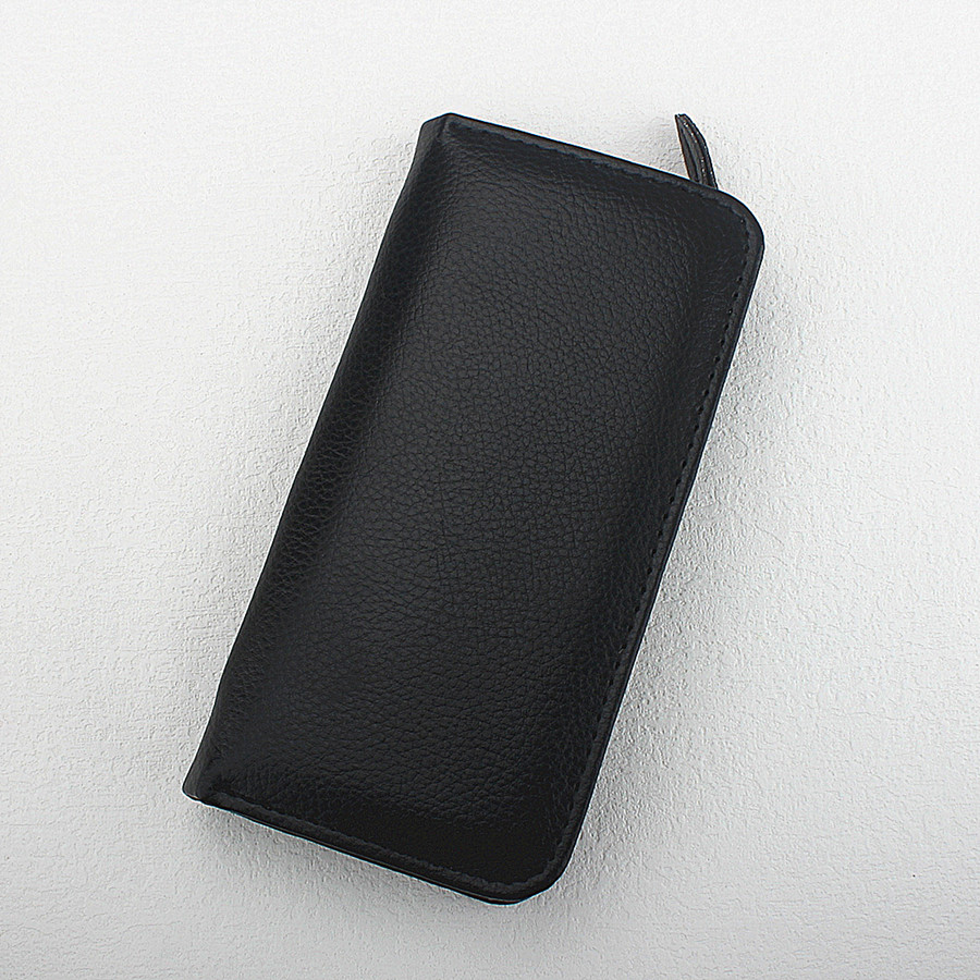 Kotak Pena Kulit PU dengan Rit - Leather Fountain Pen Case 3 Slots Pouch ulasan dan harga