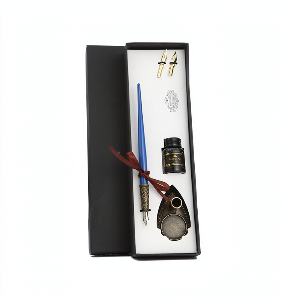 Set Pena Celup Kaca Eksklusif  - Glass Dip Pen Calligraphy Ink Set ulasan dan harga
