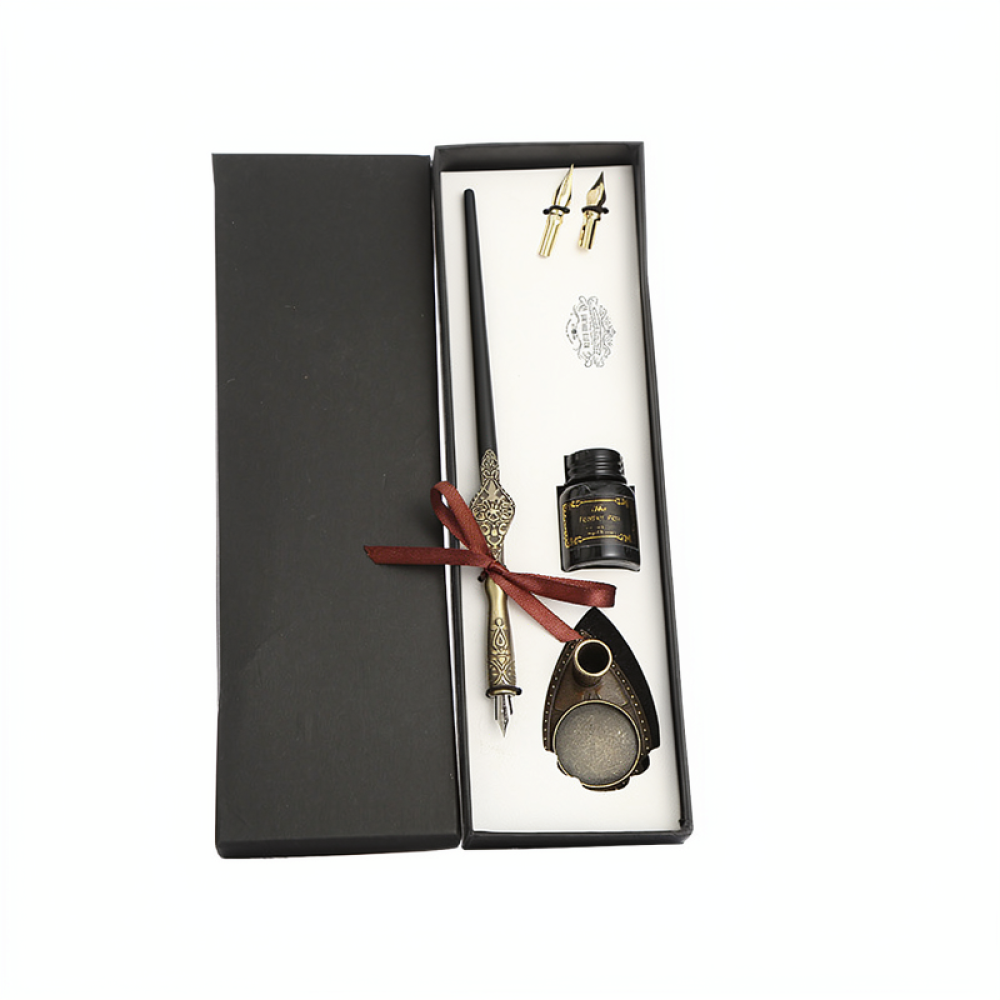 Set Pena Celup Kaca Eksklusif  - Glass Dip Pen Calligraphy Ink Set ulasan dan harga