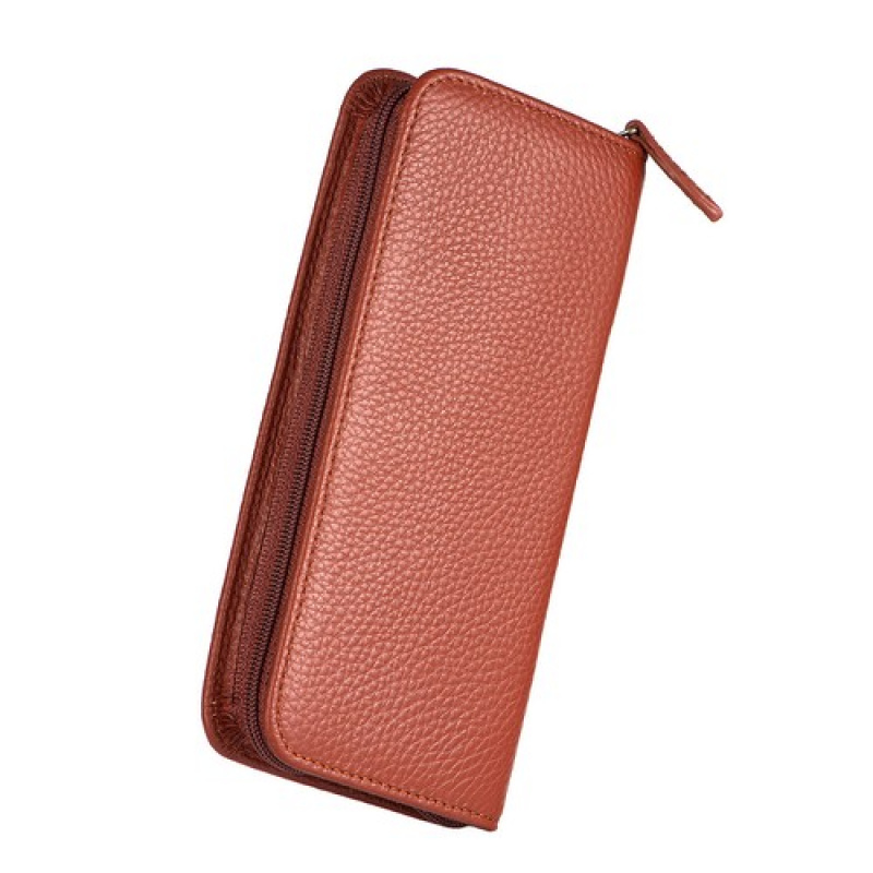A+ 3 Slot Tempat Pena Kulit As - Leather Fountain Pen Case 3 Slots Pouch ulasan dan harga