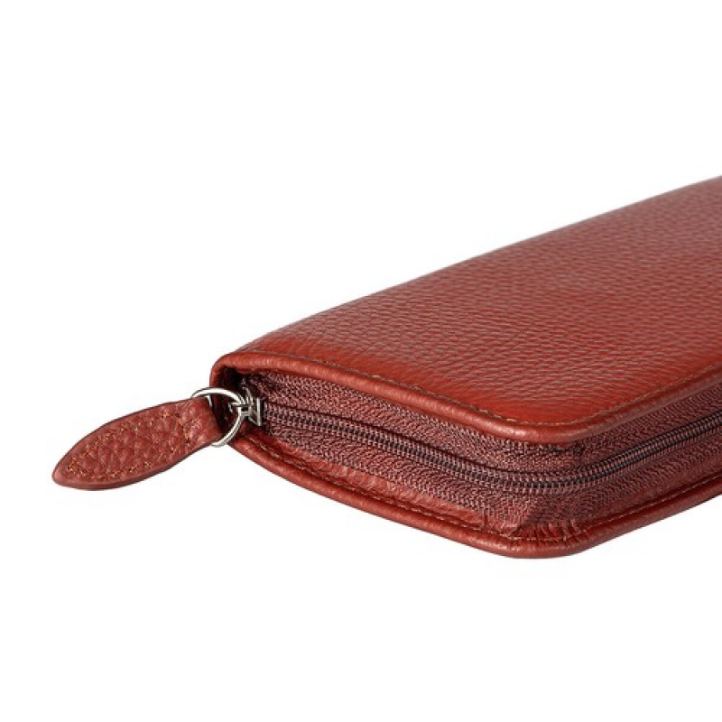 A+ 3 Slot Tempat Pena Kulit As - Leather Fountain Pen Case 3 Slots Pouch ulasan dan harga